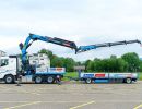 kranlastwagen schwanenhalsauflieger