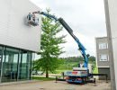 kranlastwagen schwanenhalsauflieger